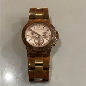 Michael Kors rose gold quartz watch MK5314